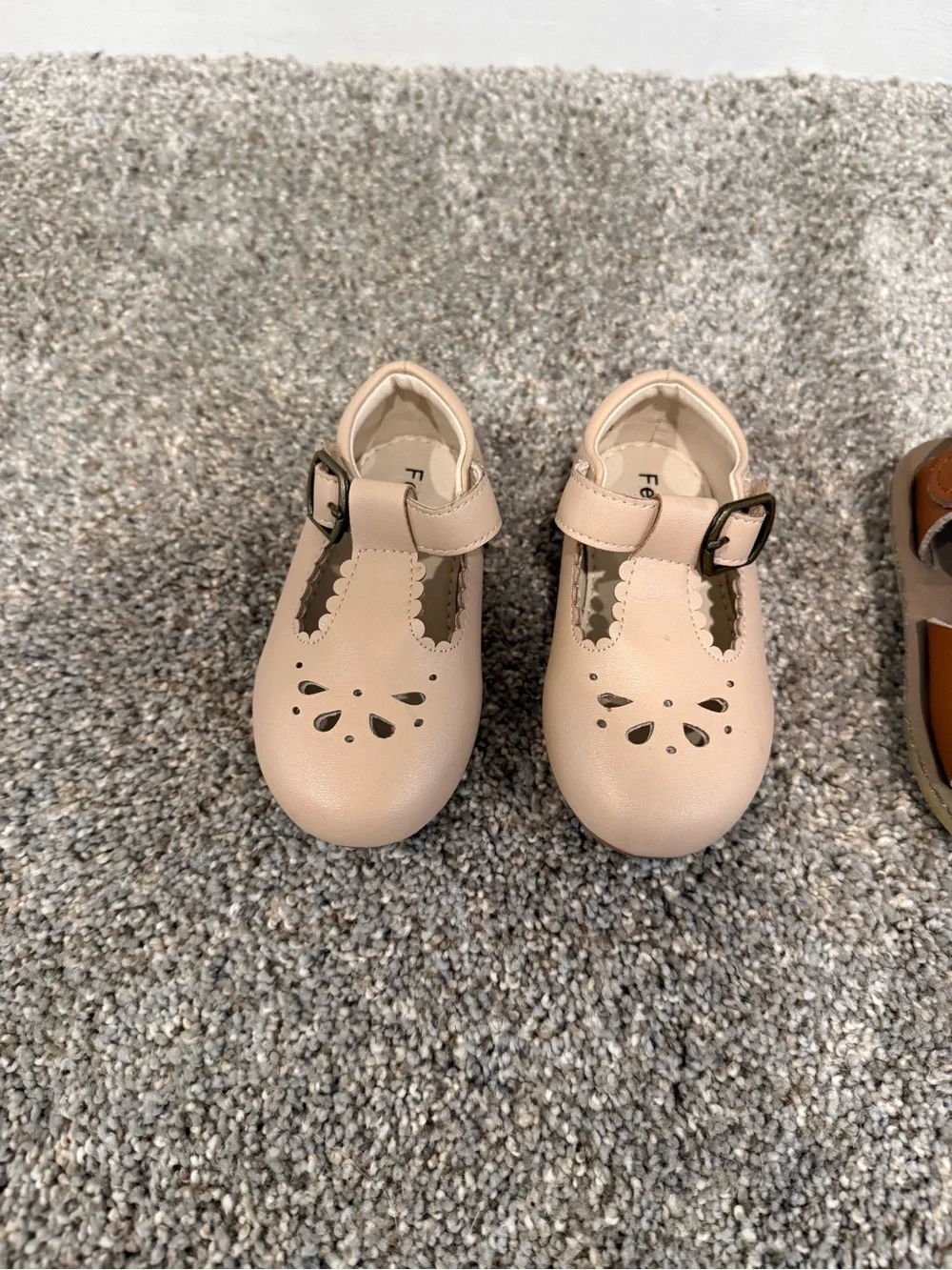Bundle of Kids Mary Jane Dress Shoes in Light Pink by Unknown Brand